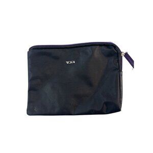 Tumi for Delta Airlines Black Travel Bag Zipper Pouch